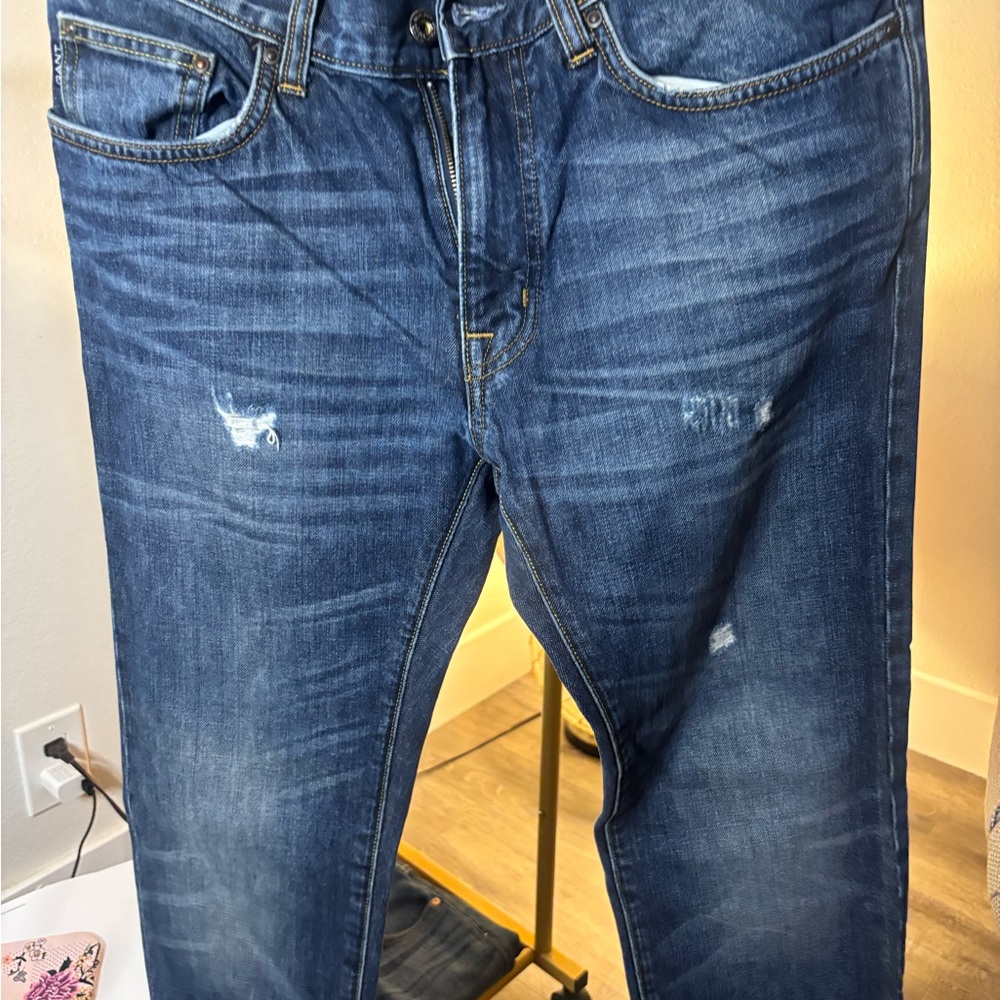 Gant Men's Relaxed Blue Jeans